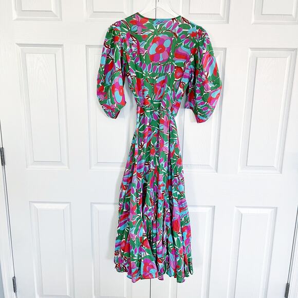 Rhode Resort Fiona Dress White Fleur Tropicale - Picture 8 of 8